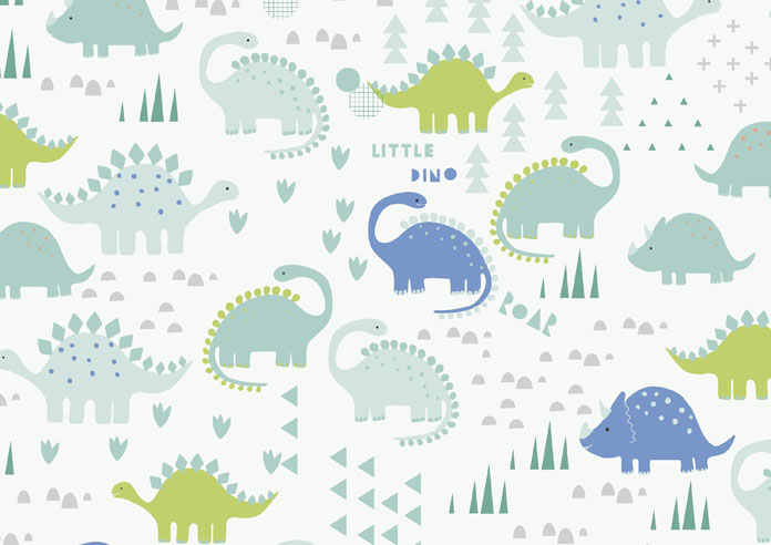 Dino Geo, Jurassic Greens - Roller Blind - Image 6